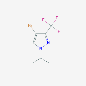 4-Bromo-1-isopropyl-3-(trifluoromethyl)pyrazole