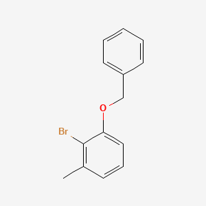 molecular formula C14H13BrO B1528185 1-(Benzyloxy)-2-bromo-3-methylbenzene CAS No. 1381944-69-9