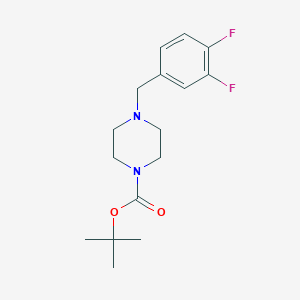 Tert-butyl 4-[(3,4-difluorophenyl)methyl]piperazine-1-carboxylate