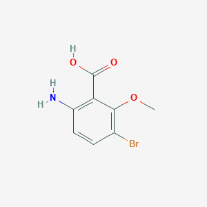 6-Amino-3-bromo-2-methoxybenzoic acid