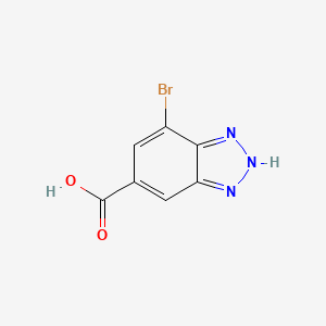 7-Bromo-1H-1,2,3-benzotriazole-5-carboxylic acid