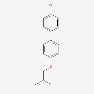 molecular formula C16H17BrO B1528201 4-Bromo-4'-isobutoxybiphenyl CAS No. 1310416-57-9