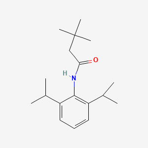 molecular formula C18H29NO B15282075 N-(2,6-diisopropylphenyl)-3,3-dimethylbutanamide 