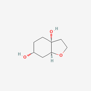 molecular formula C8H14O3 B15282091 Cleroindicin E CAS No. 189264-46-8