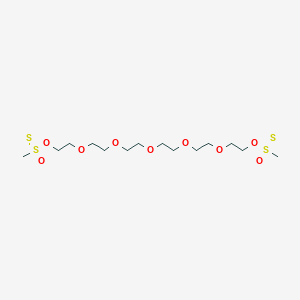 molecular formula C14H30O9S4 B15282136 O,O'-(3,6,9,12,15-Pentaoxaheptadecane-1,17-diyl) dimethanesulfonothioate 