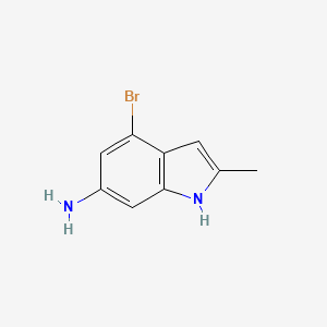 4-Bromo-2-methyl-1H-indol-6-amine