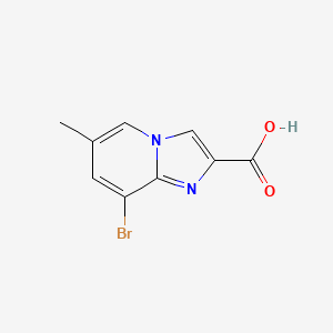 molecular formula C9H7BrN2O2 B1528217 8-Bromo-6-methylimidazo[1,2-A]pyridine-2-carboxylic acid CAS No. 1203571-75-8