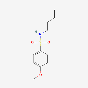 molecular formula C11H17NO3S B15282300 N-butyl-4-methoxybenzenesulfonamide 