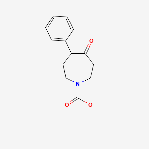 Tert-butyl 4-oxo-5-phenylazepane-1-carboxylate