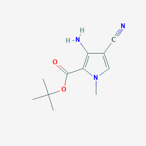 tert-butyl 3-amino-4-cyano-1-methyl-1H-pyrrole-2-carboxylate