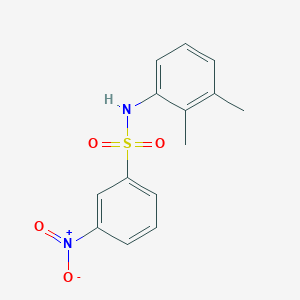 molecular formula C14H14N2O4S B15282458 N-(2,3-dimethylphenyl)-3-nitrobenzenesulfonamide 