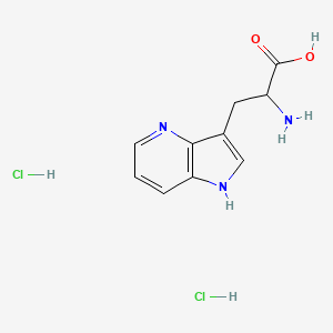 2-amino-3-{1H-pyrrolo[3,2-b]pyridin-3-yl}propanoic acid dihydrochloride