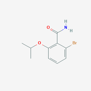 molecular formula C10H12BrNO2 B1528260 2-Bromo-6-isopropoxybenzamide CAS No. 1369952-83-9