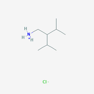 3-(Azaniumylmethyl)-2,4-dimethylpentane chloride