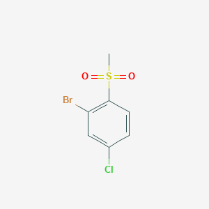 2-Bromo-4-chloro-1-methanesulfonylbenzene