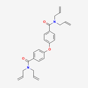 molecular formula C26H28N2O3 B15282987 N,N-diallyl-4-{4-[(diallylamino)carbonyl]phenoxy}benzamide 