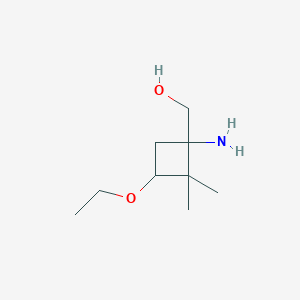 (1-Amino-3-ethoxy-2,2-dimethylcyclobutyl)methanol