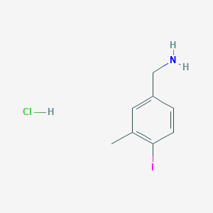 (4-Iodo-3-methylphenyl)methanamine hydrochloride