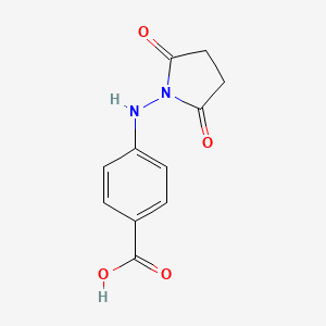 4-[(2,5-Dioxopyrrolidin-1-yl)amino]benzoic acid