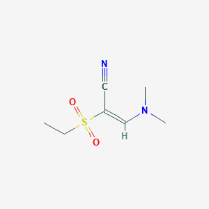 3-(Dimethylamino)-2-(ethanesulfonyl)prop-2-enenitrile