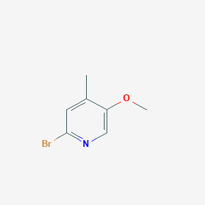 molecular formula C7H8BrNO B1528318 2-Bromo-5-methoxy-4-methylpyridine CAS No. 1256835-71-8