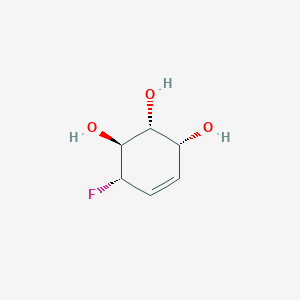 molecular formula C6H9FO3 B152832 (1S,2R,3R,6S)-6-fluorocyclohex-4-ene-1,2,3-triol CAS No. 139432-82-9