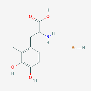 molecular formula C10H14BrNO4 B1528332 2-氨基-3-(3,4-二羟基-2-甲苯基)丙酸氢溴酸盐 CAS No. 897046-02-5