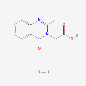 2-(2-Methyl-4-oxo-3,4-dihydroquinazolin-3-yl)acetic acid hydrochloride