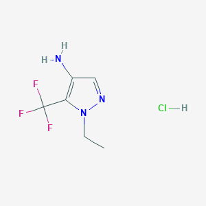 1-ethyl-5-(trifluoromethyl)-1H-pyrazol-4-amine hydrochloride