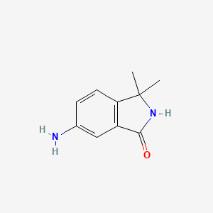 6-Amino-2,3-dihydro-3,3-dimethyl-1H-isoindol-1-one