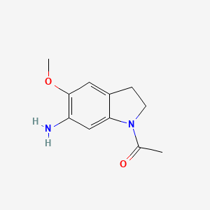 1-(6-Amino-5-methoxyindolin-1-yl)ethanone
