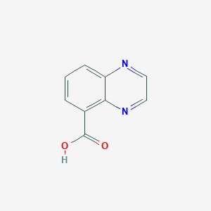 molecular formula C9H6N2O2 B152838 喹喔啉-5-羧酸 CAS No. 6924-66-9