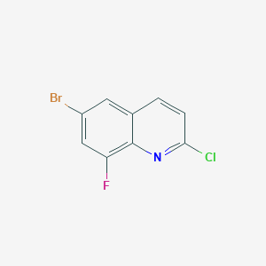 6-Bromo-2-chloro-8-fluoroquinoline