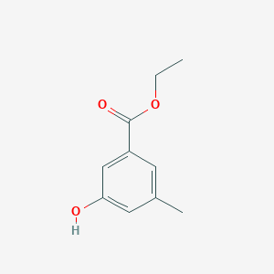 molecular formula C10H12O3 B1528403 Ethyl 3-hydroxy-5-methylbenzoate CAS No. 1126430-75-8