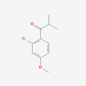 1-(2-Bromo-4-methoxyphenyl)-2-methylpropan-1-one