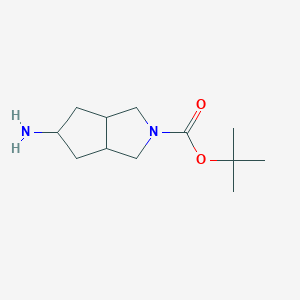 tert-Butyl 5-aminohexahydrocyclopenta[c]pyrrole-2(1H)-carboxylate
