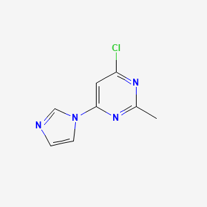 4-chloro-6-(1H-imidazol-1-yl)-2-methylpyrimidine