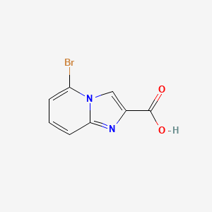 molecular formula C8H5BrN2O2 B1528421 5-Bromoimidazo[1,2-a]pyridine-2-carboxylic acid CAS No. 1026201-52-4