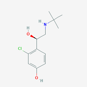molecular formula C12H18ClNO2 B152843 Meluadrine CAS No. 134865-33-1
