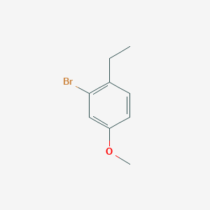 molecular formula C9H11BrO B1528439 2-Bromo-1-ethyl-4-methoxybenzene CAS No. 852946-96-4