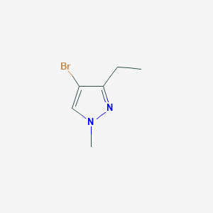 molecular formula C6H9BrN2 B1528478 4-bromo-3-ethyl-1-methyl-1H-pyrazole CAS No. 61592-32-3