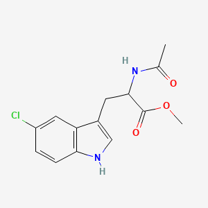 molecular formula C14H15ClN2O3 B15285031 Methyl (R)-2-acetamido-3-(5-chloro-1H-indol-3-yl)propanoate 