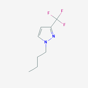 molecular formula C8H11F3N2 B1528504 1-Butyl-3-(trifluoromethyl)pyrazole CAS No. 1426958-36-2