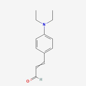 molecular formula C13H17NO B15285085 p-Diethylaminocinnamaldehyde 