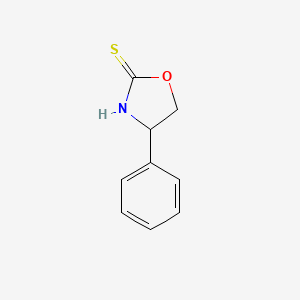 molecular formula C9H9NOS B15285123 4-Phenyloxazolidine-2-thione 