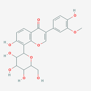 molecular formula C22H22O10 B15285175 3 Pound feminine-Methoxy Puerarin 