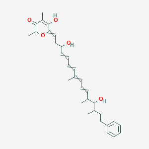 molecular formula C32H42O5 B15285182 Guar gum base-hydrolyzed 