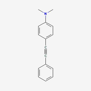 molecular formula C16H15N B15285235 4-Dimethylaminotolan 