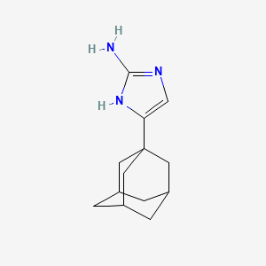 molecular formula C13H19N3 B1528531 4-(adamantan-1-yl)-1H-imidazol-2-amine CAS No. 1489664-14-3