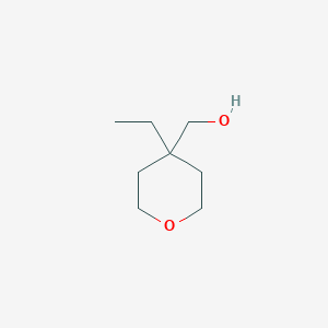 molecular formula C8H16O2 B1528535 (4-Ethyloxan-4-yl)methanol CAS No. 1226506-90-6
